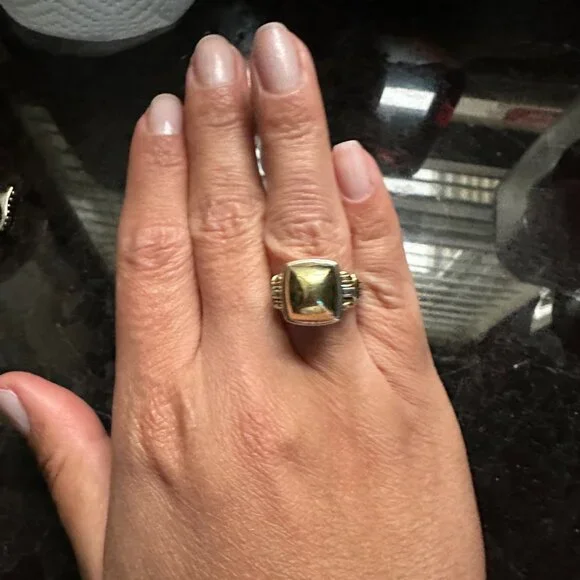 LAGOS Caviar Gold Dome Ring - Picture 12 of 13